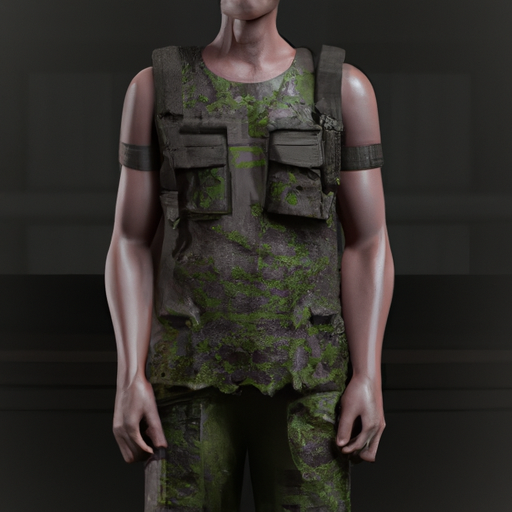 צילום של חייל בחולצת dryfit, מוכן לקרב.