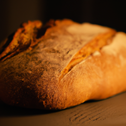 תמונה של לחם טרי מטבון, המדגיש את המרקם והצבע הייחודיים שלו.